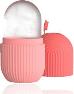 Sindhia Facial Ice Roller For Glowing Tighten Skin Reusable Silicone Ice Roller Massager