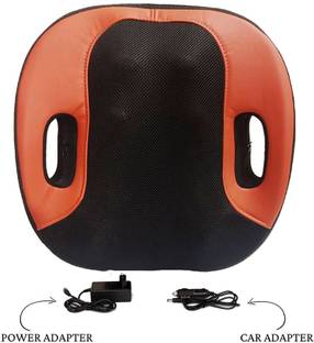 Easy Deal India EDI Nack And Back Calf Shiatsu 12 Ball Multifunction Massage Cushion Machine For Car Home & Office Use Car Charger & Electric Charger Inclusive (Multicolour) Massager
