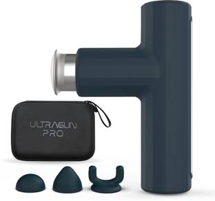 UltraCare PRO UltraGun PRO Massage Gun with Unique metal head for Oil Massage and 3 Soft Silicone Heads | Ultra compact lightweight | with 1 year warranty. Massager
