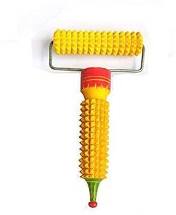 Acupunctoreum Accupresure Face Massager Wooden Roller reduces stress|| Neck pain relief cutter handy T-Roller Massager