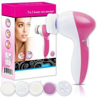 4beauty Therapy 5 IN 1 face massager|Facial at Home|Removes Dead Cells With 5 Attachment 5 IN 1 face massager|Facial at Home|Removes Dead Cells With 5 Attachment Massager
