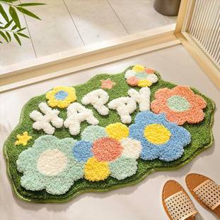 Roseate Microfiber Bathroom Mat