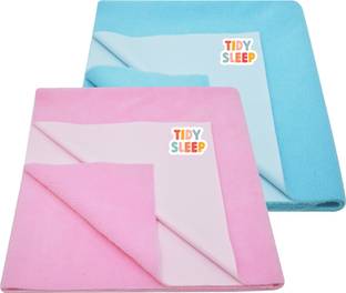 TIDY SLEEP Cotton, Fleece Baby Bed Protecting Mat