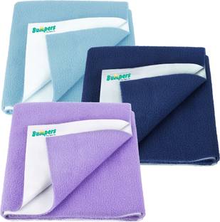 Bumpers Waterproof Baby Dry Sheet, Small Size, Pack of 3