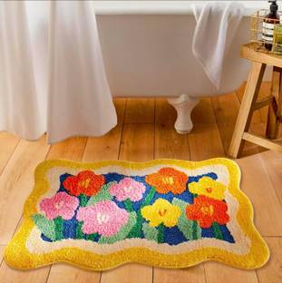 Roseate Microfiber Bathroom Mat