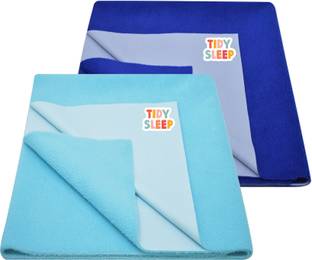 TIDY SLEEP Cotton, Fleece Baby Bed Protecting Mat