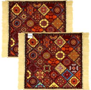 HOMESTIC by Kuber Industries Velvet Prayer Mat