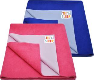 TIDY SLEEP Cotton, Fleece Baby Bed Protecting Mat
