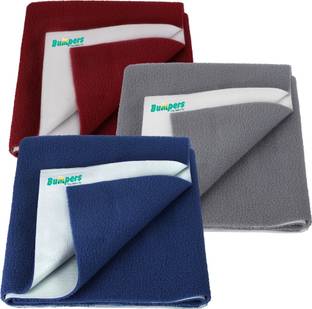 Bumpers Waterproof Baby Dry Sheet, Small Size, Pack of 3