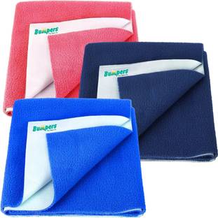 Bumpers Waterproof Baby Dry Sheet, Small Size, Pack of 3