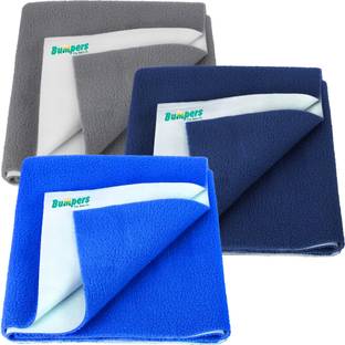 Bumpers Waterproof Baby Dry Sheet, Small Size, Pack of 3