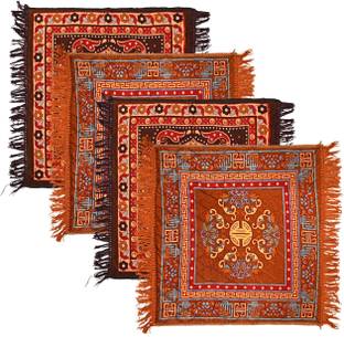 HOMESTIC by Kuber Industries Velvet Prayer Mat