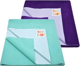 TIDY SLEEP Cotton, Fleece Baby Bed Protecting Mat
