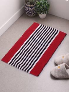 Saral Home Red Cotton Runner