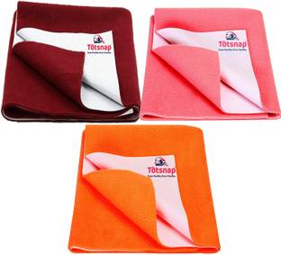 Totsnap Fleece, Rubber Baby Bed Protecting Mat