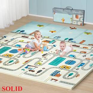 Solid Cotton Baby Play Mat