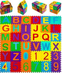 FORSIKHA Big Size Puzzle Foam Mat for Kids, Learning Alphabet Flooring Mat for Children