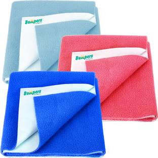 Bumpers Waterproof Baby Dry Sheet, Small Size, Pack of 3