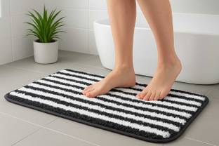 LADLI JEE Microfiber Bathroom Mat