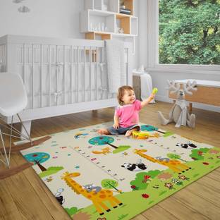 SLAZIE Microfiber, PVC (Polyvinyl Chloride) Baby Play Mat