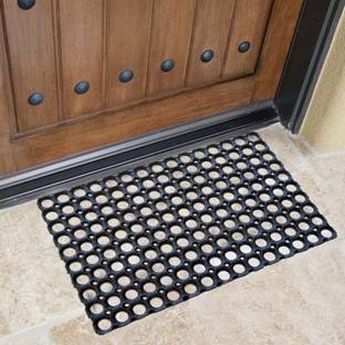 BHARAT DECORS HOLLOW MAT Rubber Door Mat