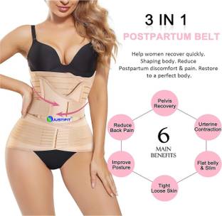 Justfit Postpartum Belly Belt After Delivery C Section, Maternity Belts muscle support
