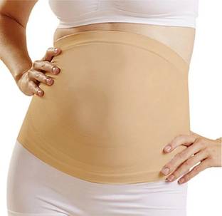 Newmom Seamless Maternity Support Belt- Beige-Large