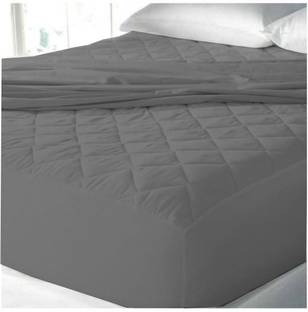 CRAZY WORLD Fitted Double, Queen Size Breathable, Stretchable, Waterproof Mattress Cover