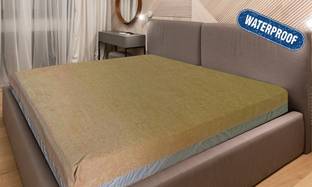 GRINAF King Size Zippered Terry Cotton Breathable, Stretchable, Waterproof Mattress Cover