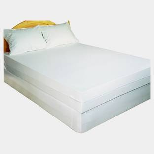 Trance Home Linen Zippered Queen Size Breathable, Stretchable, Waterproof Mattress Cover