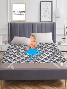 WINNSUN Elastic Strap King Size Waterproof Mattress Cover