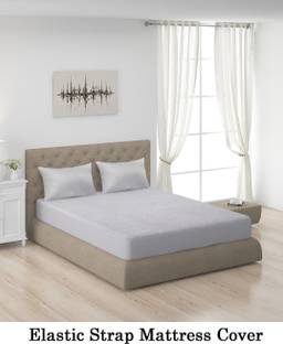 Livfresh Elastic Strap King Size Breathable, Stretchable, Waterproof Mattress Cover