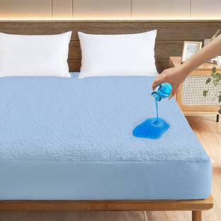 AYKA Fitted Double Size Waterproof, Breathable, Stretchable Mattress Cover