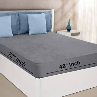 CROSPO Fitted Single Size Breathable, Stretchable, Waterproof Mattress Cover