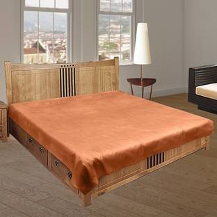 Flipkart SmartBuy PVC Double Flat 200 TC Solid Bedsheet