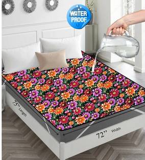 GURU ISHMA Elastic Strap Double Size Waterproof, Breathable Mattress Cover