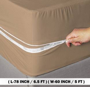 VAS COLLECTIONS Zippered Queen Size Breathable Mattress Cover