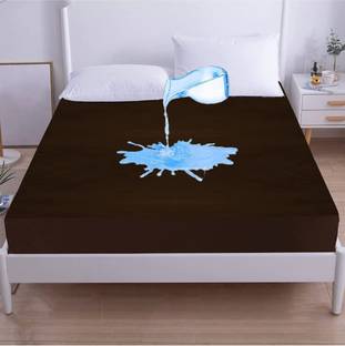 On Shiv Elastic Strap Double Size Stretchable, Waterproof Mattress Cover