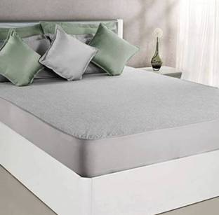 CRAZY WORLD Fitted Double Size Breathable, Stretchable, Waterproof Mattress Cover
