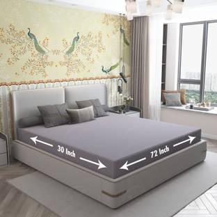 Dream Care Single Size Fitted Terry Cotton Breathable, Stretchable, Waterproof Mattress Cover