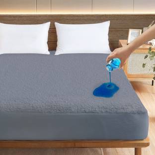 AYKA Fitted Double Size Waterproof, Breathable, Stretchable Mattress Cover