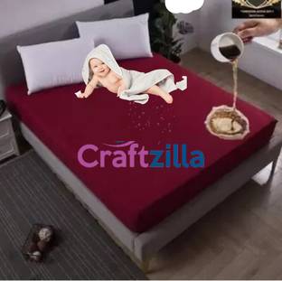 Craftzilla Elastic Strap King Size Waterproof Mattress Cover