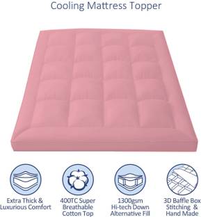 CHICERY Mattress Topper Queen Size Breathable, Stretchable, Waterproof Mattress Cover