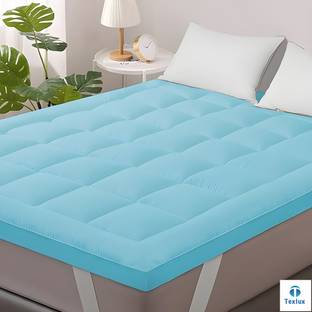 Texlux Mattress Topper King Size Breathable, Stretchable, Waterproof Mattress Cover