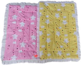 Small Berry New Born Baby Bed Mattress , Godari, Sleeping Mattress Unique Design set of 2
