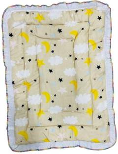 RUMPES Newborn Baby Cotton Bed | Lace Godadi | Cradle Bed | Crib Sheet,Bedding Set