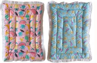 Tiny Tycoon New Born Baby Bed Mattress |Godari | Sleeping |Cradle Bed | Crib Sheet |Set of 2