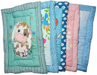 NAKHI New Born Baby Cotton Bed Mattress,Godari,Sleeping Mattress Unique Design PACK-5 baby mattress Digital print