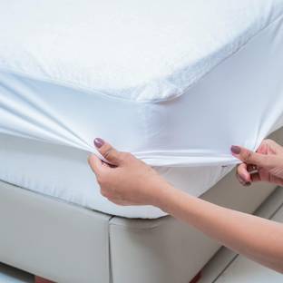MY ARMOR Fitted Single Size Breathable, Stretchable, Waterproof Mattress Cover