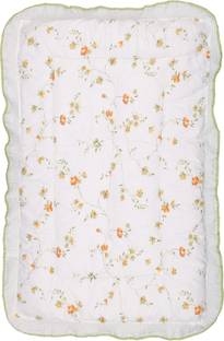 KEFTRIAX New Born Baby Lacy Cotton Baby Bed, Baby Mattress, Pack of 1